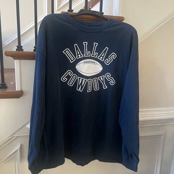Dallas Cowboys Navy Blue Long Sleeve Shirt - Picture 1 of 3